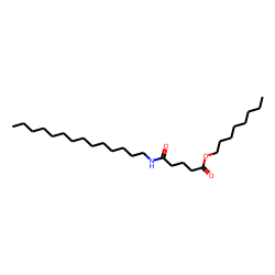 Glutaric acid, monoamide, N-tetradecyl-, octyl ester