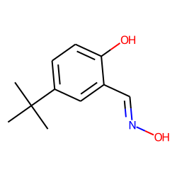 benzaldehyde oxime, 2-hydroxy, 5-(t-butyl)