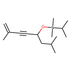 2,7-Dimethyl-4-dimethylisopropylsilyloxyoct-7-en-5-yne
