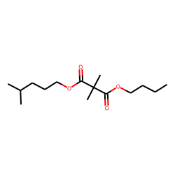 Dimethylmalonic acid, butyl isohexyl ester