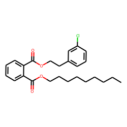 Phthalic acid, 2-(3-chlorophenyl)ethyl nonyl ester
