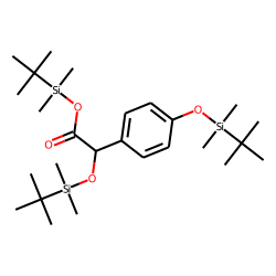 4-Hydroxymandelic acid, tris(O-t-butyldimethylsilyl)-