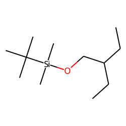 2-Ethyl-1-butanol, tert-butyldimethylsilyl ether