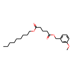 Glutaric acid, 3-methoxybenzyl nonyl ester