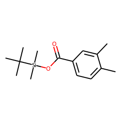 3,4-Dimethylbenzoic acid, tert-butyldimethylsilyl ester