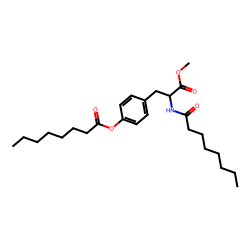 L-Tyrosine, N,O-bis(capryloyl)-, methyl ester