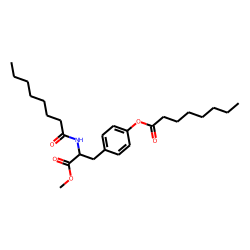 l-Tyrosine, N,O-bis(capryloyl)-, methyl ester