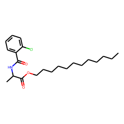 D-Alanine, N-(2-chlorobenzoyl)-, dodecyl ester