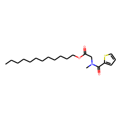 Sarcosine, N-(2-thienylcarbonyl)-, dodecyl ester