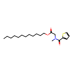 Sarcosine, n-(2-thienylcarbonyl)-, dodecyl ester