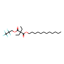Diethylmalonic acid, dodecyl 2,2,3,3,3-pentafluoropropyl ester