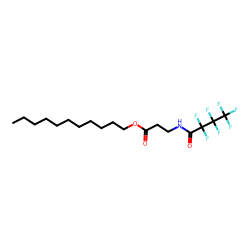 .beta.-Alanine, N-heptafluorobutyryl-, undecyl ester