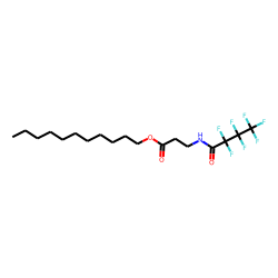«beta»-Alanine, n-heptafluorobutyryl-, undecyl ester
