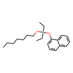 Silane, diethylheptyloxy(1-naphthoxy)-