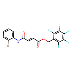 Fumaric acid, monoamide, N-(2-bromophenyl)-, pentafluorobenzyl ester
