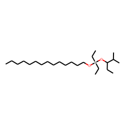 Silane, diethyl(2-methylpent-3-yloxy)tetradecyloxy-