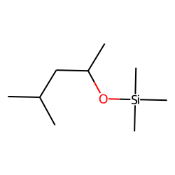 4-Methyl-2-pentanol, trimethylsilyl ether
