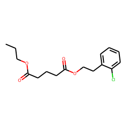 Glutaric acid, 2-(2-chlorophenyl)ethyl propyl ester