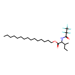 L-isoleucine, n-pentafluoropropionyl-, pentadecyl ester