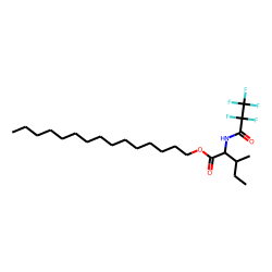 l-Isoleucine, n-pentafluoropropionyl-, pentadecyl ester
