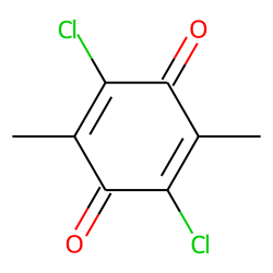 2,5-diCl-3,6-diMe-p-benzoquinone radical
