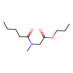 Sarcosine, n-valeryl-, propyl ester