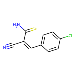 2-Propenethioamide, 3-(4-chlorophenyl)-2-cyano-, (E)-