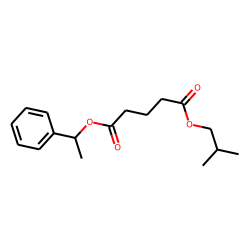 Glutaric acid, isobutyl 1-phenylethyl ester