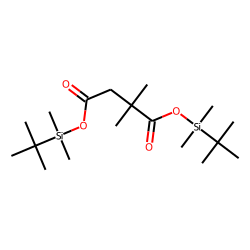 2,2-Dimethylsuccinic acid, TBDMS