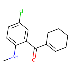 1-(5'-Chloro-2'-methylaminobenzoyl)-cyclohex-1-ene