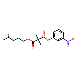 Dimethylmalonic acid, isohexyl 3-nitrophenyl ester
