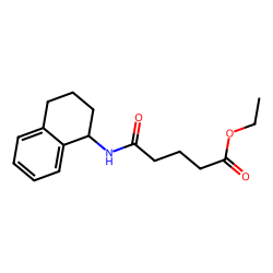 Glutaric acid, N-(1,2,3,4-tetrahydronaphth-1-yl)-, ethyl ester