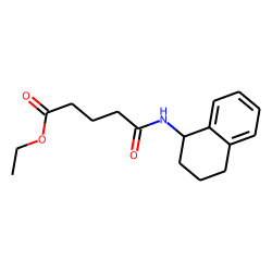 Glutaric acid monoamide, N-(1,2,3,4-tetrahydronaphth-1-yl)-, ethyl ester