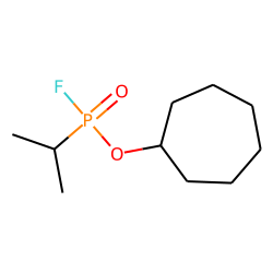 Cycloheptyl isopropylphosphonofluoridate