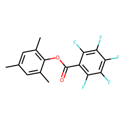 2,4,6-Trimethylphenol, pentafluorobenzoyl ester