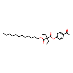 Diethylmalonic acid, 4-acetylphenyl dodecyl ester