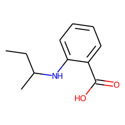 Benzoic acid, 2-(1-methylpropyl)amino-