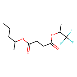 Succinic acid, 2-pentyl 1,1,1-trifluoro-2-propyl ester