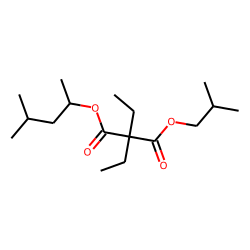 Diethylmalonic acid, isobutyl 4-methylpent-2-yl ester