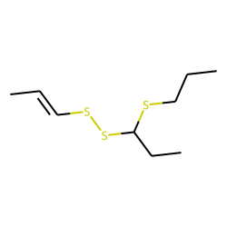 1-(1-Propenyl)-2-(4-thiohept-5-yl)disulfide