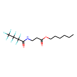 «beta»-Alanine, n-heptafluorobutyryl-, hexyl ester