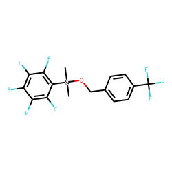 (4-(Trifluoromethyl)phenyl)methanol, dimethylpentafluorophenylsilyl ether