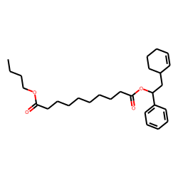 Sebacic acid, butyl (2-(cyclohexenyl-3)-1-phenyl)ethyl ester
