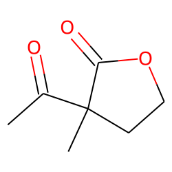 2(3H)-Furanone, 3-acetyldihydro-3-methyl-