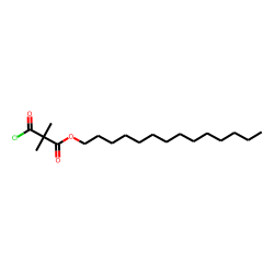 Dimethylmalonic acid, monochloride, tetradecyl ester