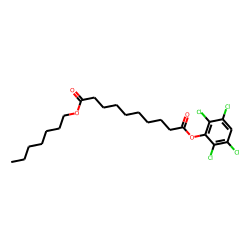 Sebacic acid, heptyl 2,3,5,6-tetrachlorophenyl ester