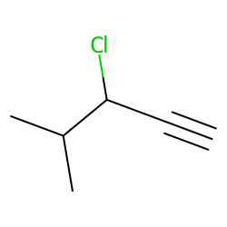 1-Pentyne, 3-chloro-4-methyl