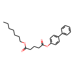 Glutaric acid, 4-biphenyl heptyl ester