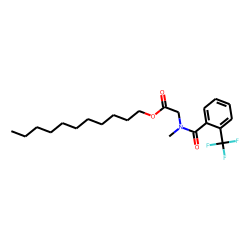 Sarcosine, N-(2-trifluoromethylbenzoyl)-, undecyl ester