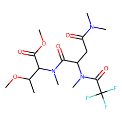 Asparagine-threonine, N(«alpha»,«epsilon»)-trifluoroacetyl-N-O-permethyl derivative
